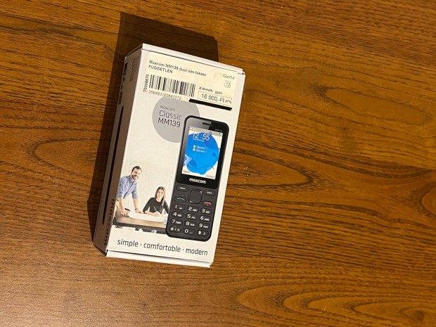 Új Maxcom MM139 Dual SIM mobiltelefon független