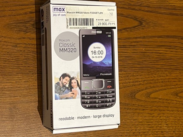 j Maxcom MM320 mobiltelefon fggetlen