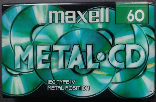 j Maxell Metal CD 60 Kazetts MAGN Kazetta Maxell MAGN Kazetta