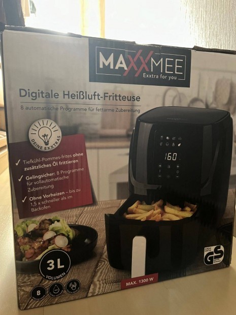 j Maxxmee Heissluft, forrlevegs st, digitlis, 3L