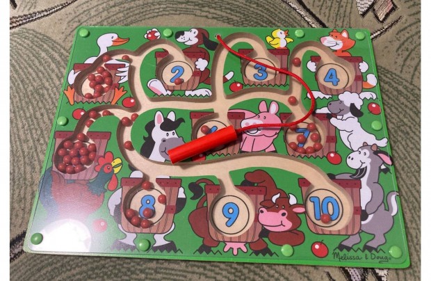 Új Melissa & Doug Mágneses számolós labirintus