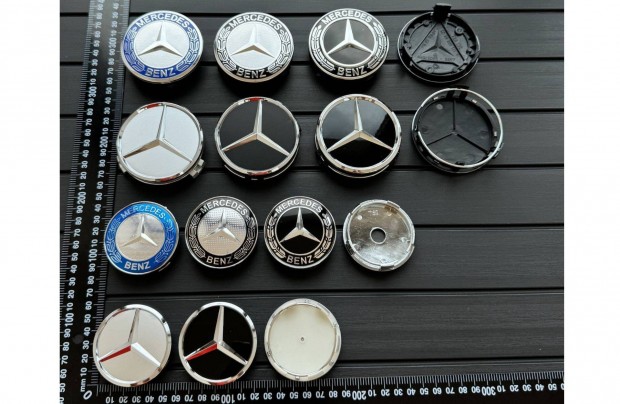 �j Mercedes 60mm 75mm Felni Alufelni K�z�p Kupak Felnik�z�p Felnikupak