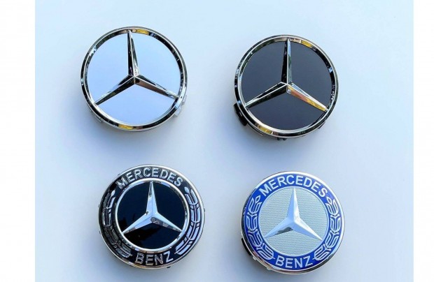 Új Mercedes Benz 75mm Felni Alufelni Közép Kupak Felnikupak Porvédő