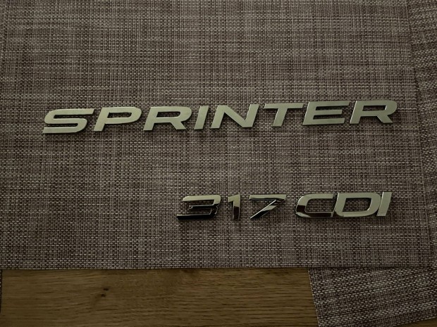 Új Mercedes-Benz mercedes sprinter 317 cdi karosszéria felirat eladó