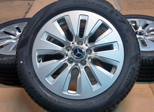 Új Mercedes W206 C 5x112 6,5x17 205/55 R17 új nyári gumikkal 4db