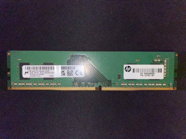 j Micron 4 GB DDR4 3200 MHz asztali szmtgp memria