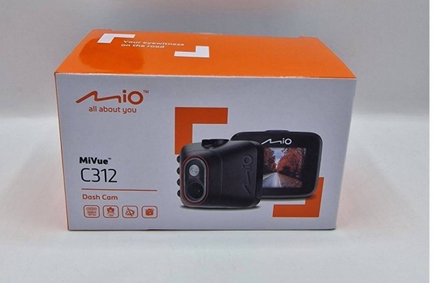j Mio Night Vision C312 dashcam auts menetrgzt kamera Full HD 2K