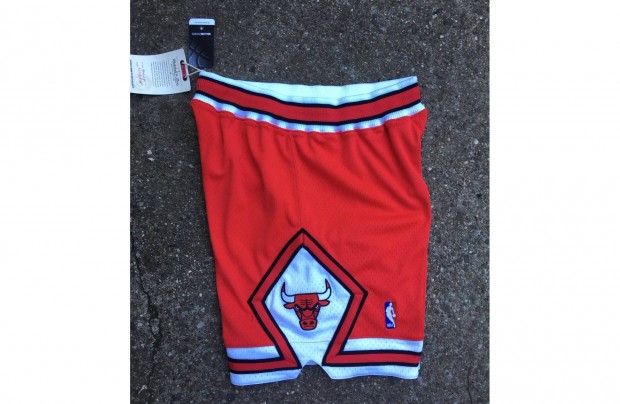 j Mitchell & Ness NBA Authentic Chicago Bulls Kosrlabda Short L-es