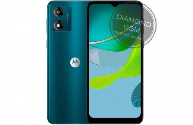 j Motorola Moto E13 64GB Dual, Zld sznben, gyri