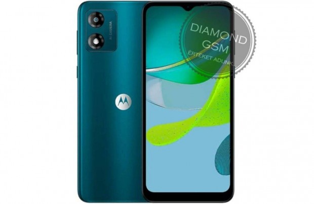 j Motorola Moto E13 64GB Dual, Zld sznben, gyri