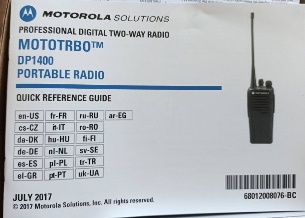 j Motorola mototrbo DP1400 j 2db/ csomag