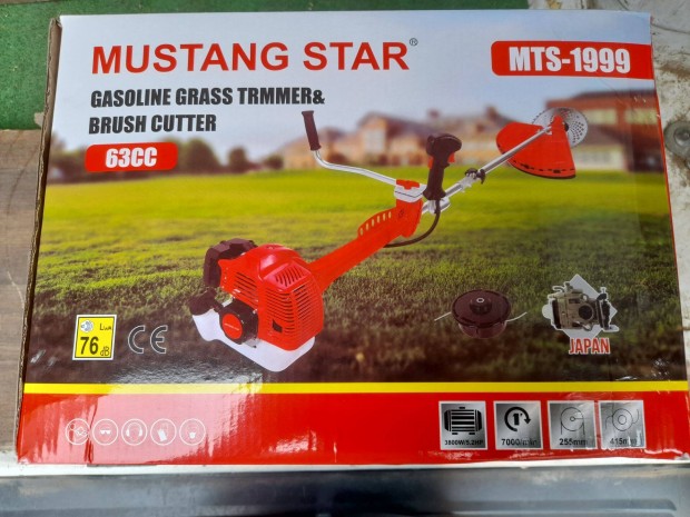 j Mustang Star antivibrcis benzinmotoros fkasza 63ccm 5.2 LE