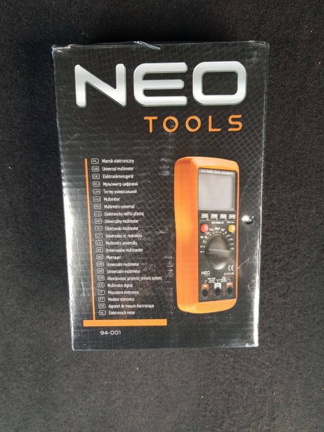 j NEO univerzlis elektronikus multimter, NEO 94-001 multimter