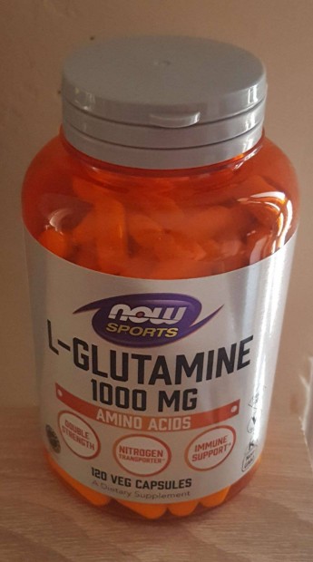 Új NOW L Glutamine 1000 mg ! 120 kapszula! Szuper áron! Csere Is!