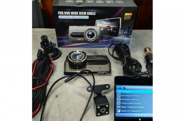 j Nagy ltszg, menetrgzt auts kamera, FHD DVR magyar mens