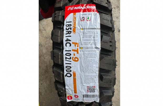 Új Nankang FT-9 185R14C 102/100Q 8PR Autó Nyári Gumi 4x4 SUV