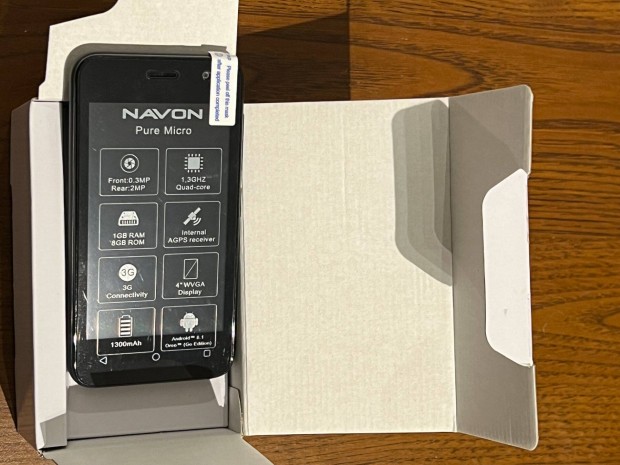 j Navon Pure Micro Dual SIM mobiltelefon fggetlen