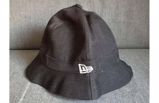 j New Era Bucket Horgsz Sapka Kalap Fekete Fehr Mints