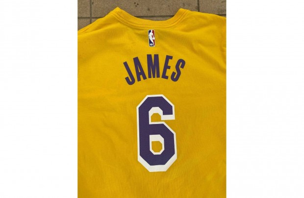 j Nike Frfi NBA Los Angeles Lakers Lebron James Pl XL-es