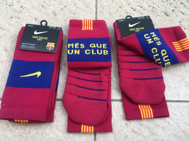 j Nike Squad Atletico Madrid & FC Barcelona 7 pr Zokni XL-esek