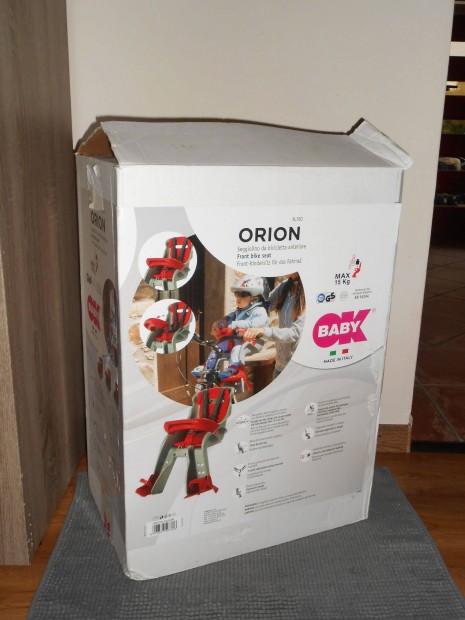j OK Baby Orion Grey-Red biciklils elre