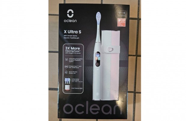 j Oclean X Ultra S sznikus elektromos fogkefe