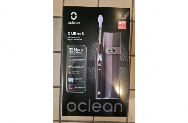 j Oclean X Ultra S sznikus elektromos fogkefe