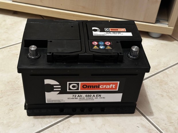 j Omnicraft 72 Ah 12v akkumultor