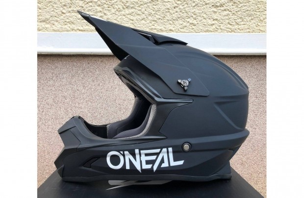j Oneal 1 series matt fekete MX/motocross, cross sisak, buksisak (M)