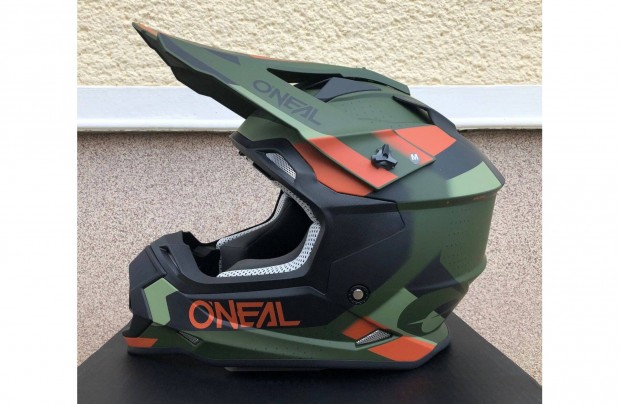 j Oneal 2 series zld/fekete MX/motocross, cross sisak, buksisak (M)