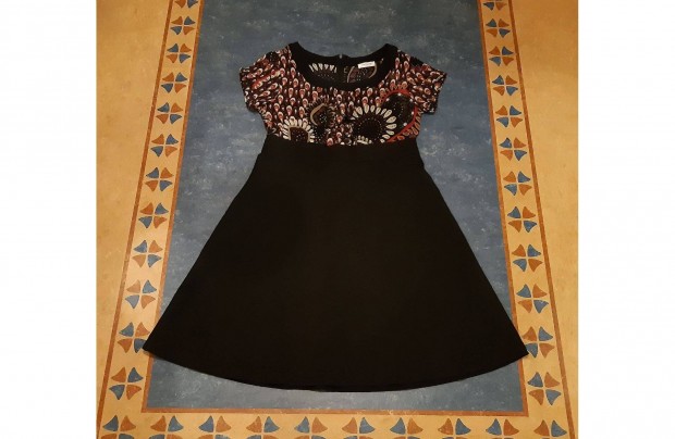 j Orsay lenge (blelt) viszkz - fekete rugalmas ripsz bjos ruha 36