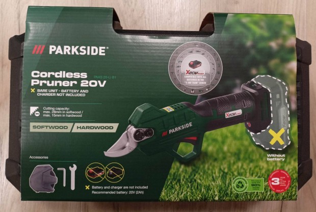 �j Parkside 20V akkus �gv�g� metsz�oll� Paas 20-Li B1