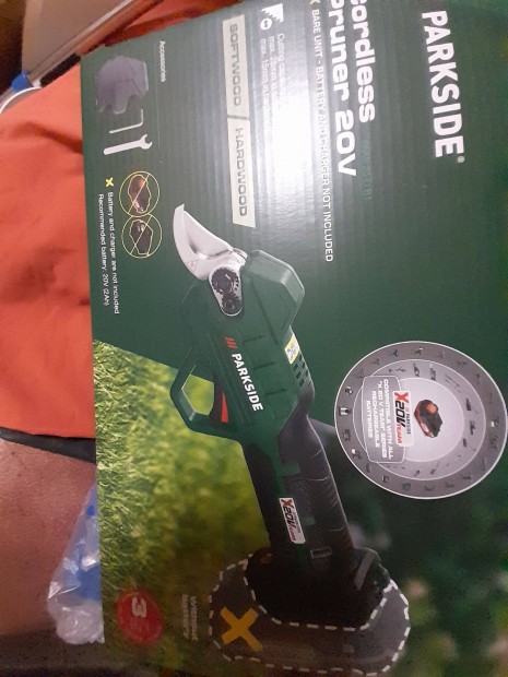 Új Parkside akkus ágvágó és metszőolló, 20V
