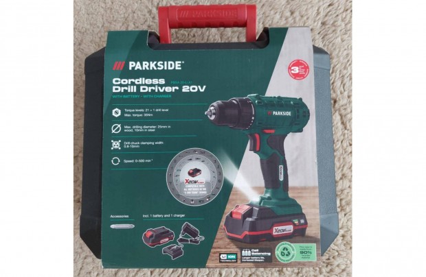 j Parkside akkus csavaroz 20V