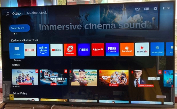 Új Philips 50pus8118 50" 126 cm Ambilight smart 4K led tv
