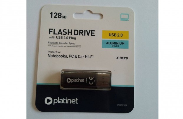 j Platinet 128 GB-os pendrive, flashdrive