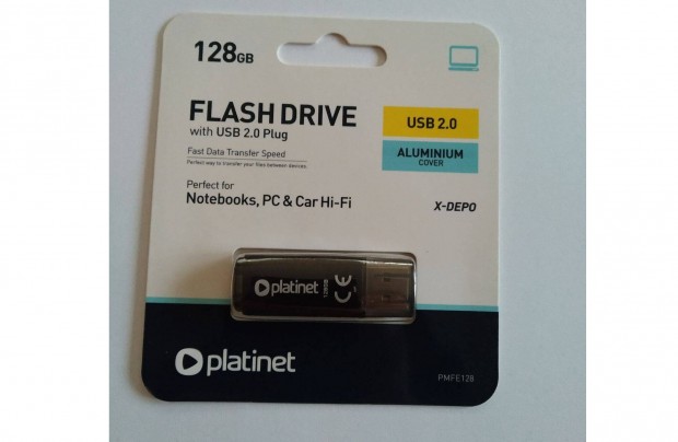 Új Platinet pendrive, 128 GB