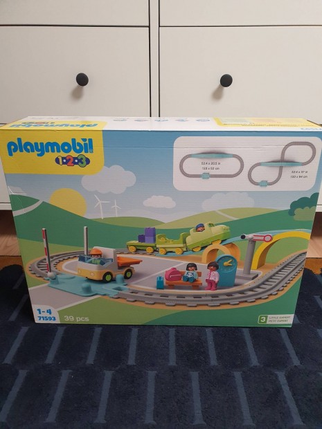 j Playmobil 1 2 3 vonat kicsiknek 71593