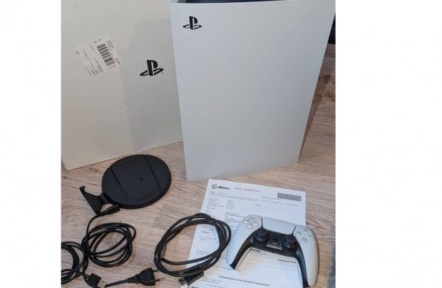 Új Playstation 5 digitál Alza garanciás 2026.04.24-ig
