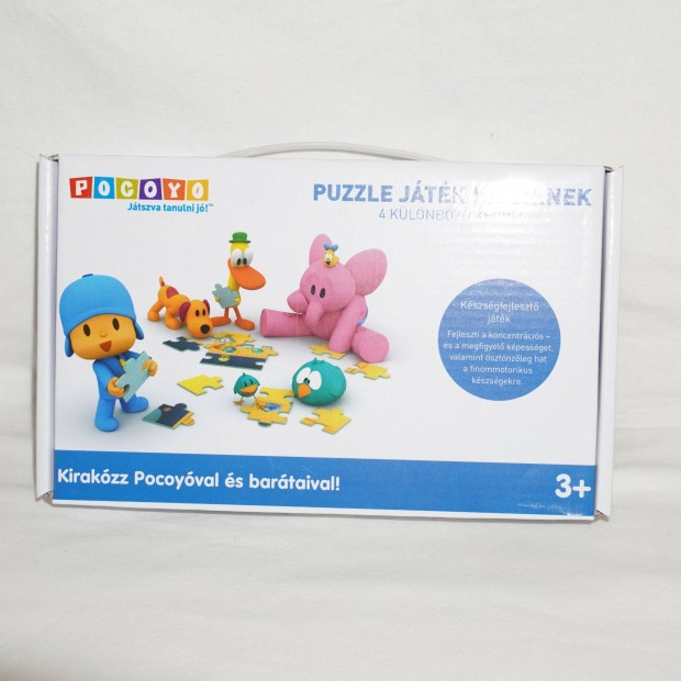 j Pocoyo puzzle 12 db-os - 4 klnbz kppel