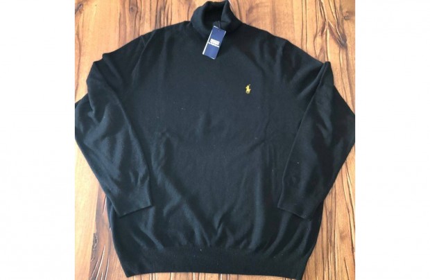 j Polo Ralph Lauren fekete gyapj pulver 2XL mret