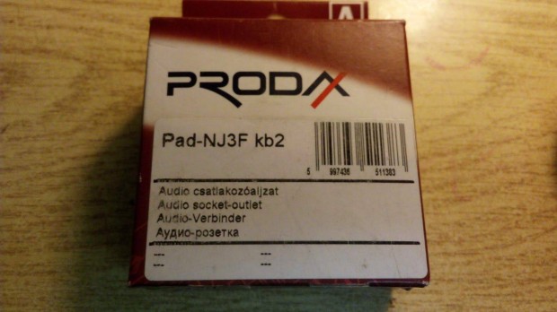 j Prodax sllyesztett fali audio aljzatok eladk