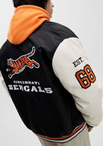 j Pull&Bear NFL varsity bomber dzseki kabt