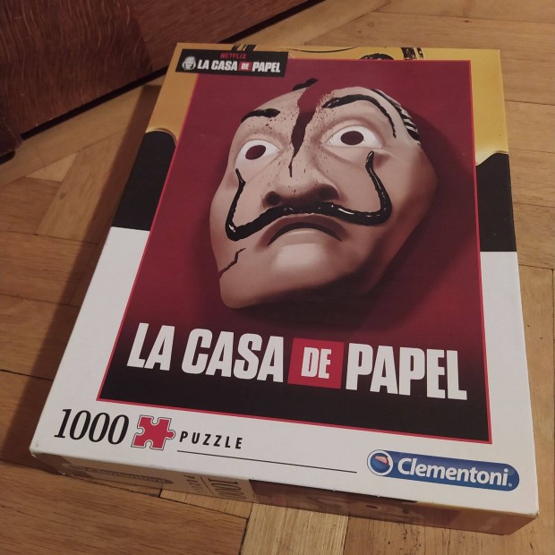 j Puzzle 1000 darabos A nagy pnzrabls (La Casa De Papel)