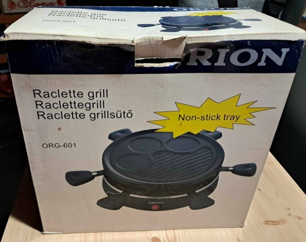 Új Raclette grill sütő készlet