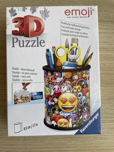 j Ravensburger 3D puzzle - emoji ceruzatart, tolltart