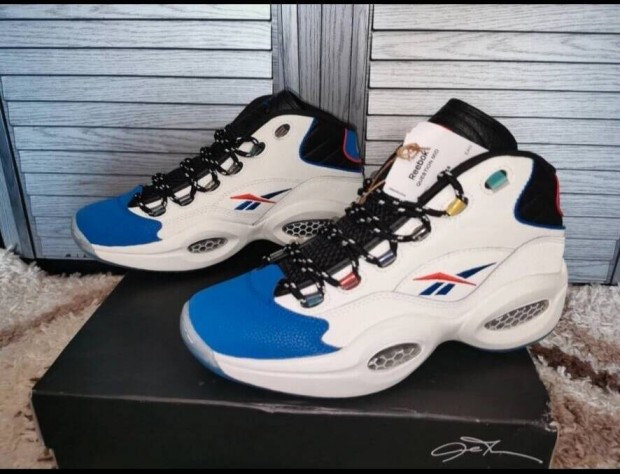 j Reebok Allen Iverson Question Mid Kosaras Cip