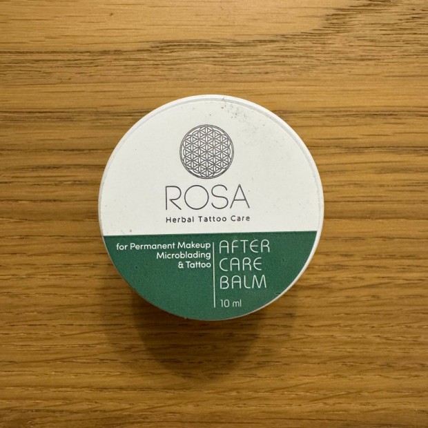 Új Rosa Herbal Skincare After Care Balm 10 ml Tetoválás Ápoló Balzsam