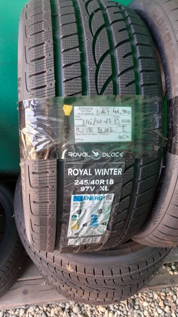 Új Royal Black 245/40R18 téli gumi