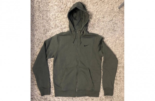 Uj S Nike Club Fleece Olive Hoodie Oliva Zold Kapucnis Pulcsi